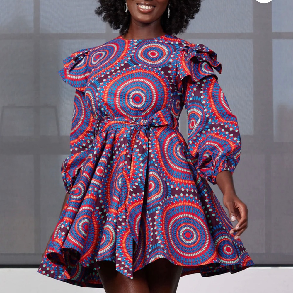 D’iyanu Anola African Print Dress